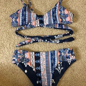 Cross wrap bikini